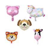 Set 5 Baloane Folie Metalizata, Figurine Animale Domestice, 30 Cm, Ambalaj Individual, Pai Inclus, Umflare Cu Aer Sau Heliu - vivimall.ro