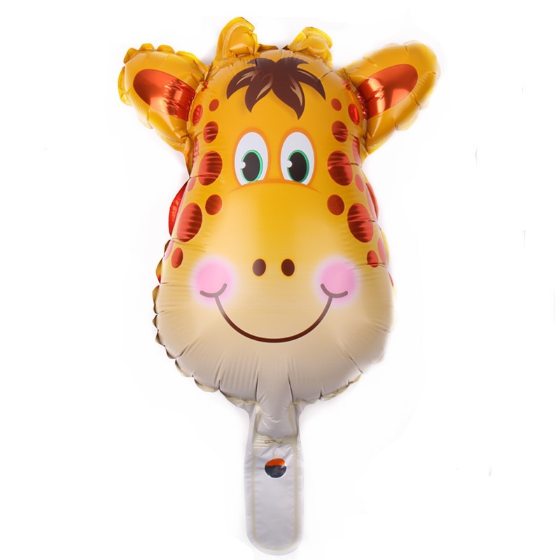 Set 5 Baloane Folie Metalizata, Figurine Animale Salbatice, 30 Cm, Ambalaj Individual, Pai Inclus, Umflare Cu Aer Sau Heliu - vivimall.ro