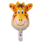 Set 5 Baloane Folie Metalizata, Figurine Animale Salbatice, 30 Cm, Ambalaj Individual, Pai Inclus, Umflare Cu Aer Sau Heliu - vivimall.ro