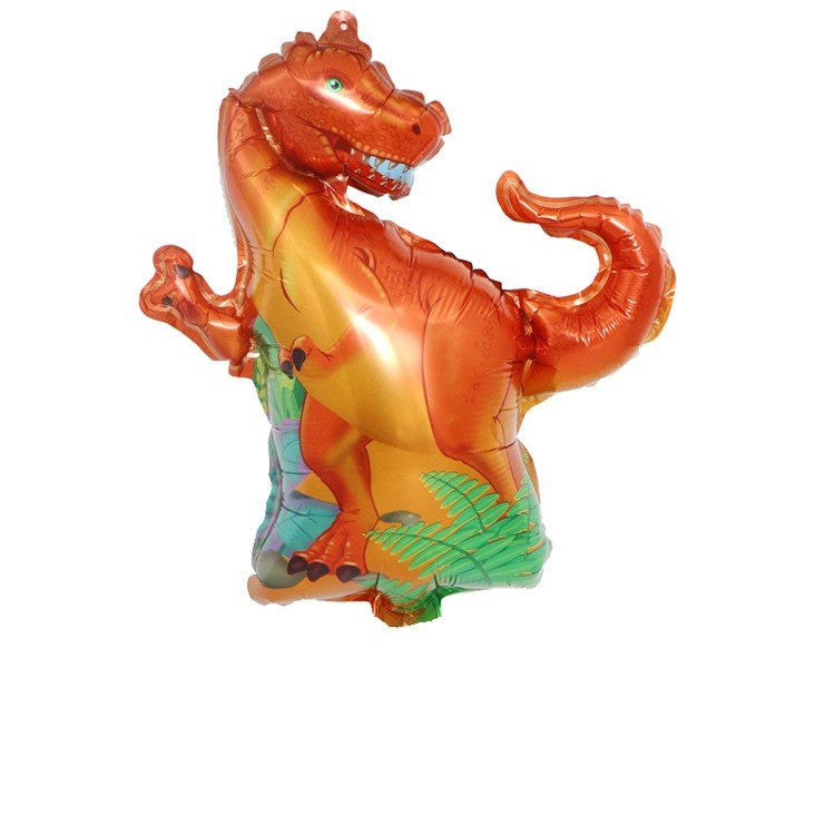 Set 5 Baloane Folie Metalizata, Figurine Dinozauri, 30 Cm, Ambalaj Individual, Pai Inclus, Umflare Cu Aer Sau Heliu - vivimall.ro