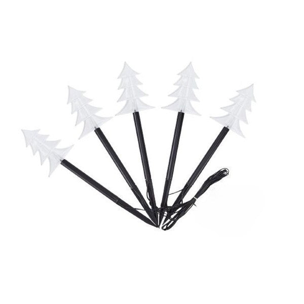 Set 5 Lampi Led Cu Baterii, De Exterior, Pentru Gradina, 35.5 Cm
