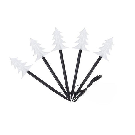 Set 5 Lampi Led Cu Baterii, De Exterior, Pentru Gradina, 35.5 Cm