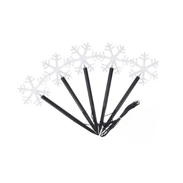 Set 5 Lampi Led Cu Baterii, De Exterior, Pentru Gradina, 35.5 Cm