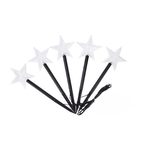 Set 5 Lampi Led Cu Baterii, De Exterior, Pentru Gradina, 35.5 Cm