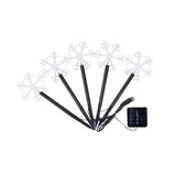Set 5 Lampi Solare Led De Exterior, Pentru Gradina, 35.5 Cm