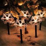 Set 5 Lampi Solare Led De Exterior Tip Fulg Pentru Gradina 35.5 Cm
