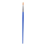 Set 5 Pensule Multifunctionale, Vivimall, pentru Pictura pe Fata, Varf Ascutit, 17.5 cm, Albastru - vivimall.ro