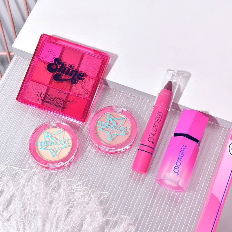 Set 5 Produse De Machiaj, Kevin & Coco, Shine Girl, 18 X 15.8 X 3.5 Cm - vivimall.ro