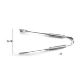 Set 5 Ustensile Pentru Gratar, Din Otel Inoxidabil, Geanta Oxford, Argintiu - vivimall.ro