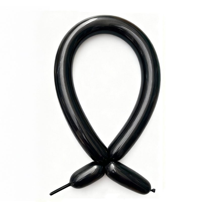 Baloane de Modelaj, Flippy, Set 50 bucati, Model Standard, din Latex, 30 x 1.5 cm, 1.8 g per unitate, pana la 150 cm, Negru - vivimall.ro