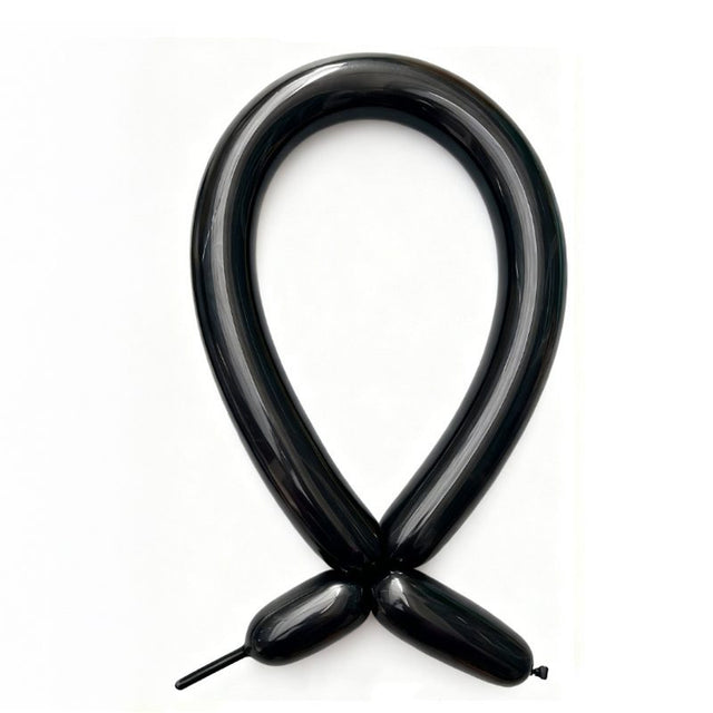 Baloane de Modelaj, Flippy, Set 50 bucati, Model Standard, din Latex, 30 x 1.5 cm, 1.8 g per unitate, pana la 150 cm, Negru - vivimall.ro