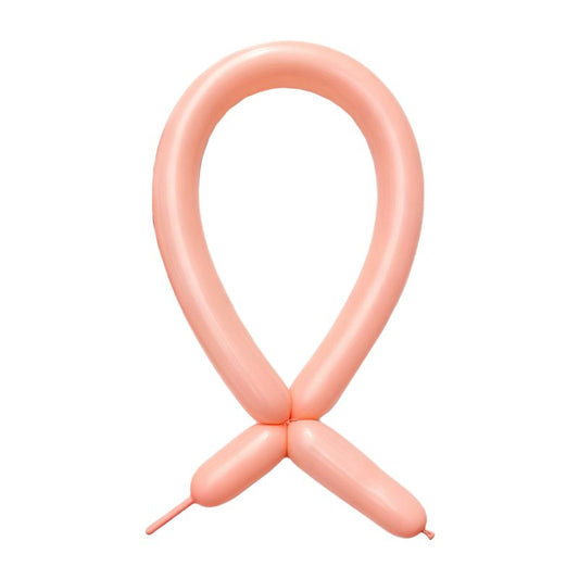 Baloane de Modelaj, Flippy, Set 50 bucati, Model Standard, din Latex, 30 x 1.5 cm, 1.8 g per unitate, pana la 150 cm, Portocaliu - vivimall.ro