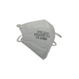 Set 50 bucati Masca de protectie faciala pentru copii, Flippy®️, de unica folosinta, FFP2 CE 2163, 5 straturi, nesterila, ambalaj individual, Copii, Alb - vivimall.ro