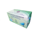 Set 50 bucati masti medicale de unica folosinta, 3 straturi si 3 pliuri, nesterile, tip IIR - vivimall.ro