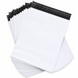 Set 50 pungi curierat autoadezive Flippy, 500×500×40 mm, exterior alb și interior negru, vedere frontală