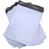 Set 500 Pungi Curierat, 350x400x40mm, Grosime 50 Microni, Banda Adeziva pentru Sigilare, Alb la Exterior, Negru la Interior - vivimall.ro
