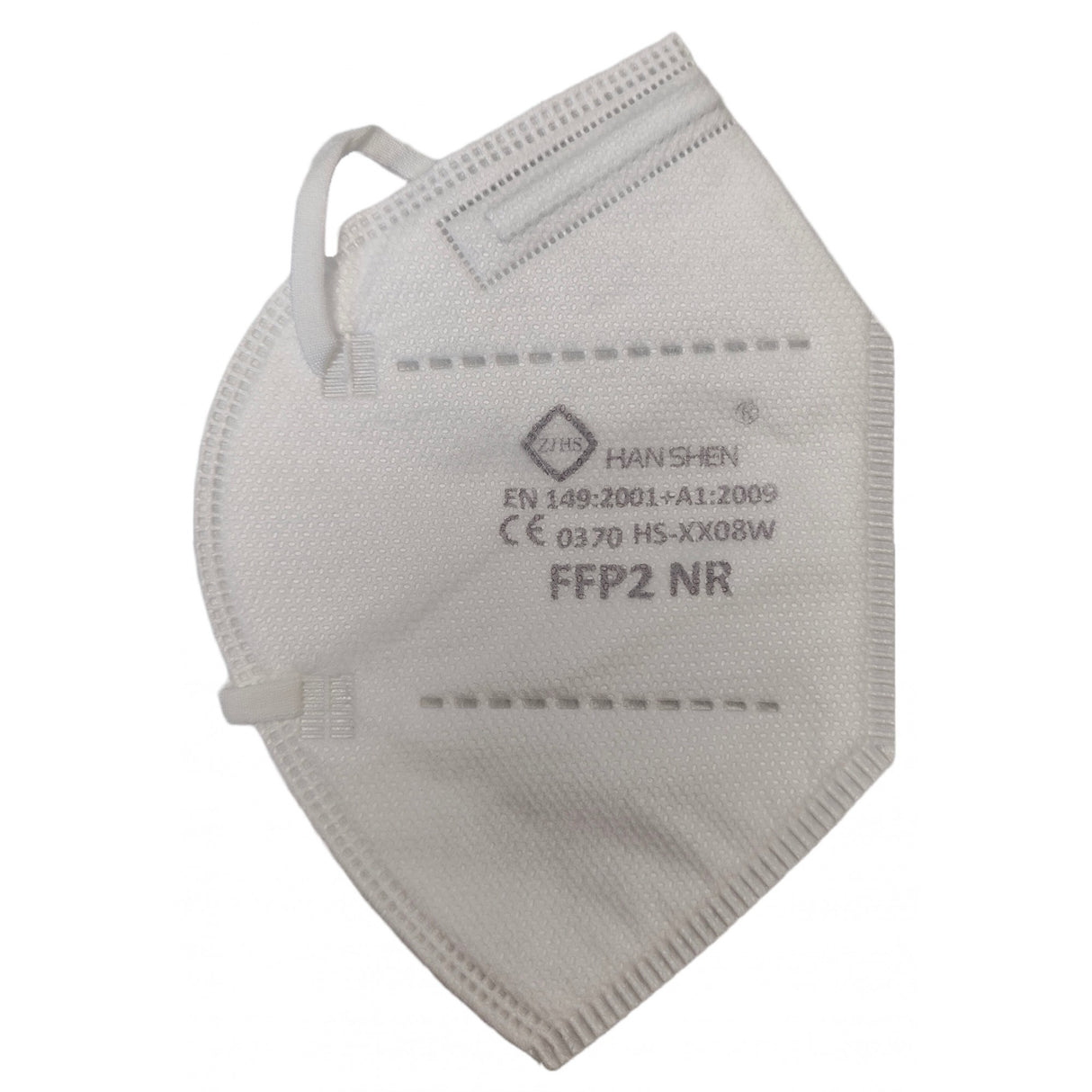 Set 6 bucati Masca de protectie faciala, Flippy, de unica folosinta pentru adulti, FFP2, KN95 CE 0370, 5 straturi, nesterila, ambalaj individual, Alb - vivimall.ro