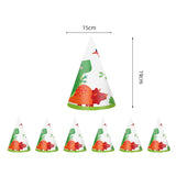 Set 6 Coifuri cu Dinozauri, Vivimall, Accesorii pentru Petrecere, Tematica Aniversare, 19x15 cm, Multicolor - vivimall.ro