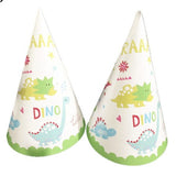 Set 6 Coifuri, Vivimall, Colectia Dino Park, 20 x 14 cm, din Carton, Multicolor - vivimall.ro