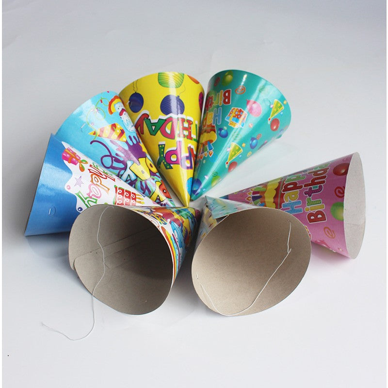 Set 6 Coifuri Happy Birthday, Modele Diverse, Pentru Petrecere, Tematica Aniversare - vivimall.ro