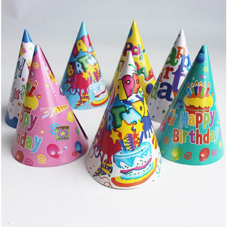 Set 6 Coifuri Happy Birthday, Modele Diverse, Pentru Petrecere, Tematica Aniversare - vivimall.ro