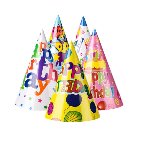 Set 6 Coifuri Happy Birthday, Modele Diverse, Pentru Petrecere, Tematica Aniversare - vivimall.ro