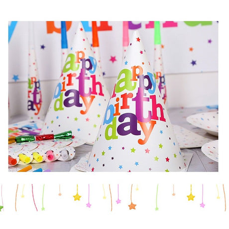 Set 6 Coifuri Pentru Petrecere Happy Birthday | ColorFest - vivimall.ro