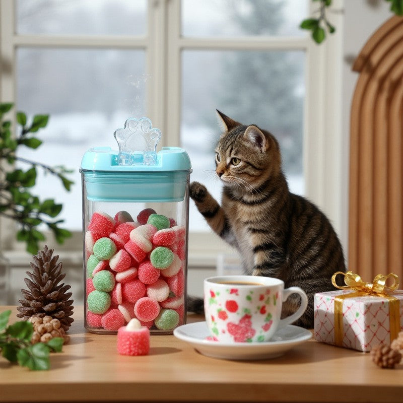 Set 6 Cutii De Depozitare Alimente, 2 X 500Ml, 2 X 800Ml, 2 X 1200Ml, Capac Albastru, Din Pp+Pet, Inchidere Ermetica, Transparent - vivimall.ro