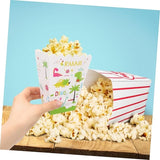 Set 6 Cutii de Popcorn, Flippy, Colectia Dino Park, 9 x 13 cm, din Carton, Multicolor