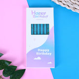 Set 6 Lumanari Lungi, Din Parafina, Happy Birthday,