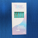 Set 6 Lumanari Lungi, Din Parafina, Happy Birthday,