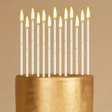 Set 6 Lumanari Lungi, Din Parafina, Happy Birthday,