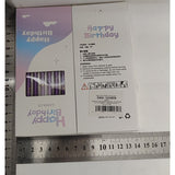 Set 6 Lumanari Lungi, Din Parafina, Happy Birthday,