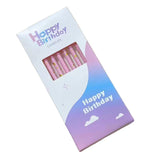 Set 6 Lumanari Lungi, Din Parafina, Happy Birthday,