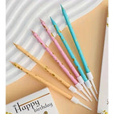 Set 6 Lumanari Lungi, Din Parafina, Happy Birthday,
