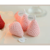 Set 6 Lumanari Parfumate, Vivimall, Model Capsunici, Ardere 30 min, 78g, 6.3 x 9.3 x 3.8 cm, Roz/Rosu - vivimall.ro