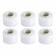 Set 6 mini role folie stretch manuală transparentă, vedere de ansamblu, lățime 12,5 cm