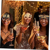 Set 6 Perechi de Ochelari pentru Majorat, Vivimall, Diverse Modele, Negru - vivimall.ro