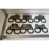 Set 6 Perechi de Ochelari pentru Majorat, Vivimall, Diverse Modele, Negru - vivimall.ro