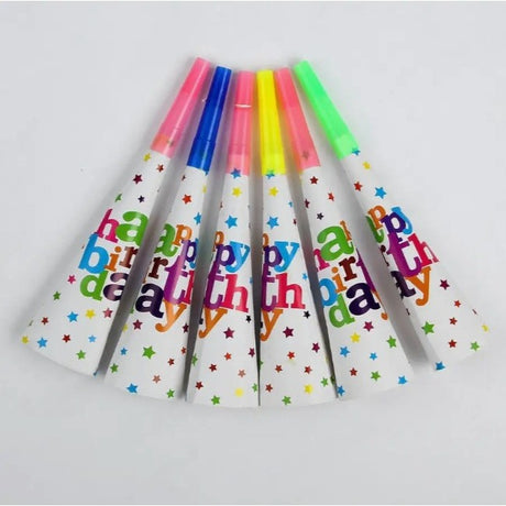 Set 6 Suflatori Happy Birthday | PartyVibe - vivimall.ro