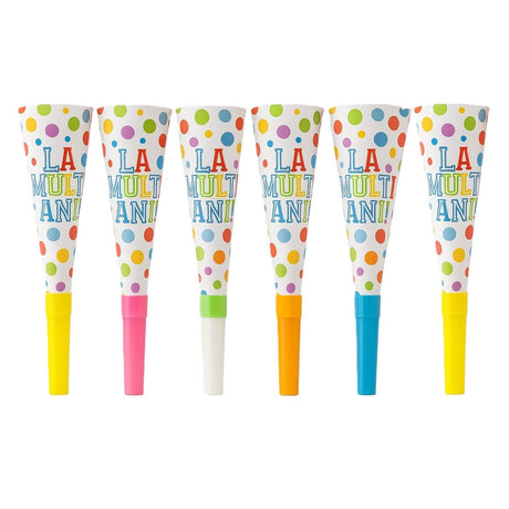 Set 6 Suflatori Colectia La Multi Ani | PartyPop - vivimall.ro