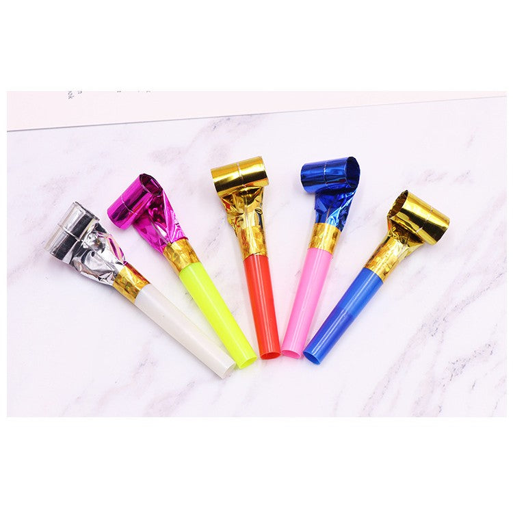 Set 6 Suflatori, Pentru Petrecere, Tematica Aniversare, 8 Cm, E - vivimall.ro