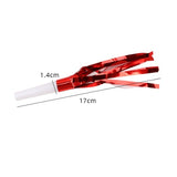 Set 6 Fluiere Party Cu Franjuri, Din Plastic,