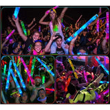 Set 6 Tuburi Antistres, Flippy, cu Lumina LED, Fidget Pop Tube, multicolor