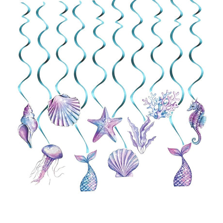 Set 8 Decoratiuni Petrecere Mermaid | FantasySplash - vivimall.ro