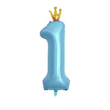 Set 8 Baloane Din Folie Metalizatäƒ Si Din Latex, Figurine Cifra 1 Printesa 91Cm, Stea 45 Cm Si Cerc 55 Cm, Baloane Latex 30 Cm, Tema Prima Aniversare, Ambalaj Individual, Pai Inclus, Umflare Cu Aer Sau Heliu - vivimall.ro