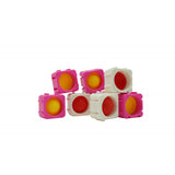 Set 8 Blocuri De Constructie Din Silicon, Pop Bubble, Fidget Toy, Puzzle