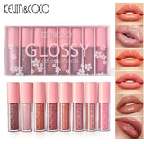 Set 8 Lip Glossuri Nude | NudeGlow - vivimall.ro