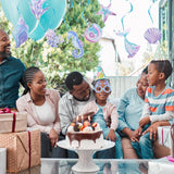 Set 8 Perechi de Ochelari Sirena, Vivimall, Colectia Mermaid, Multicolor - vivimall.ro