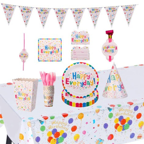 Set 9 Accesorii Pentru Masa, Petrecere, 78 Buc - vivimall.ro